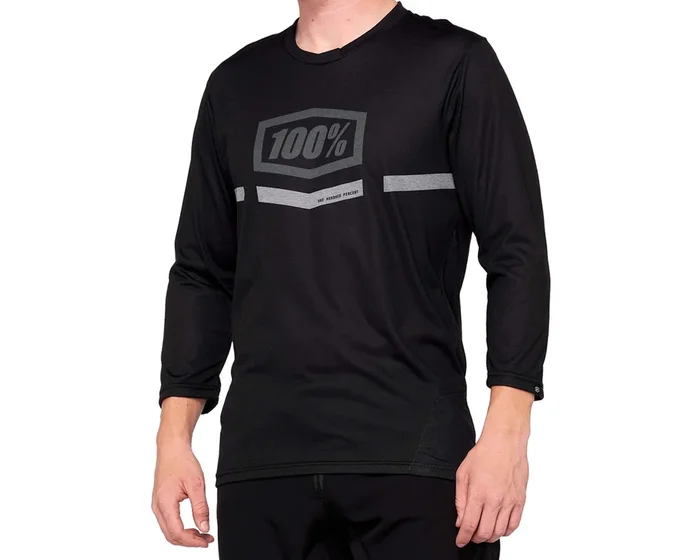 100% Airmatic Enduro-Trail Trikot | black