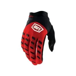 100% Airmatic Fahrradhandschuhe (rot / schwarz)
