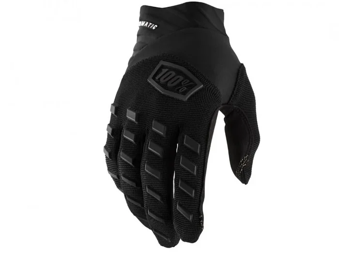 100% Airmatic Gloves schwarz anthrazit L