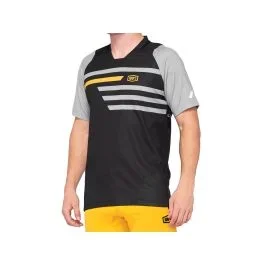 100% Celium Enduro Fahrradtrikot (schwarz / mustard)