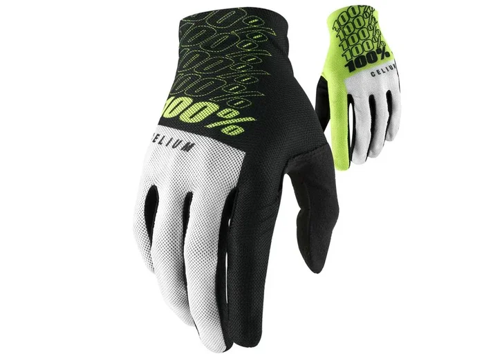 100% Celium Gloves fluo gelb M