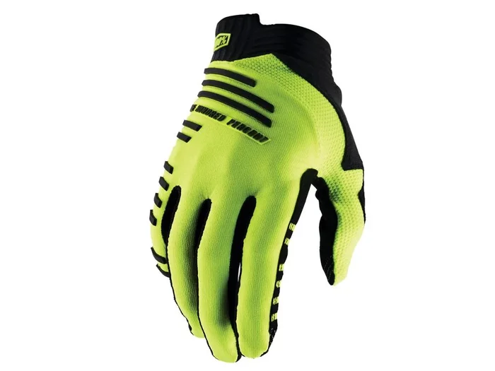 100% R-Core Gloves Fluo Yellow L