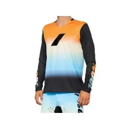 100% R-Core X LE Langarm Fahrradtrikot (sunset)