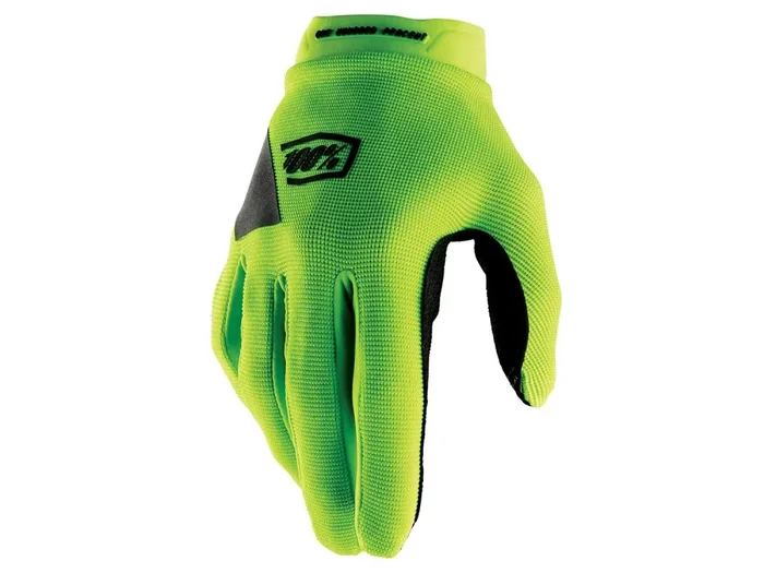 100% Ridecamp Gloves fluo gelb S