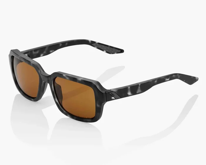 100% Rideley Peak Polar Lens – Sport Sonnenbrille | matte black Havana