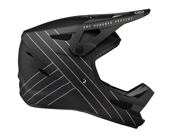 100% Status youth helmet black YS