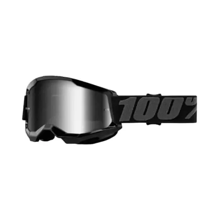 100% Strata 2 Black Motocross Brille