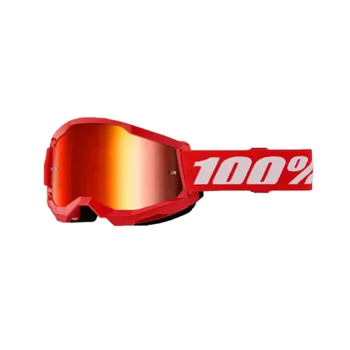 100% Strata 2 Red Brille rot-schwarz