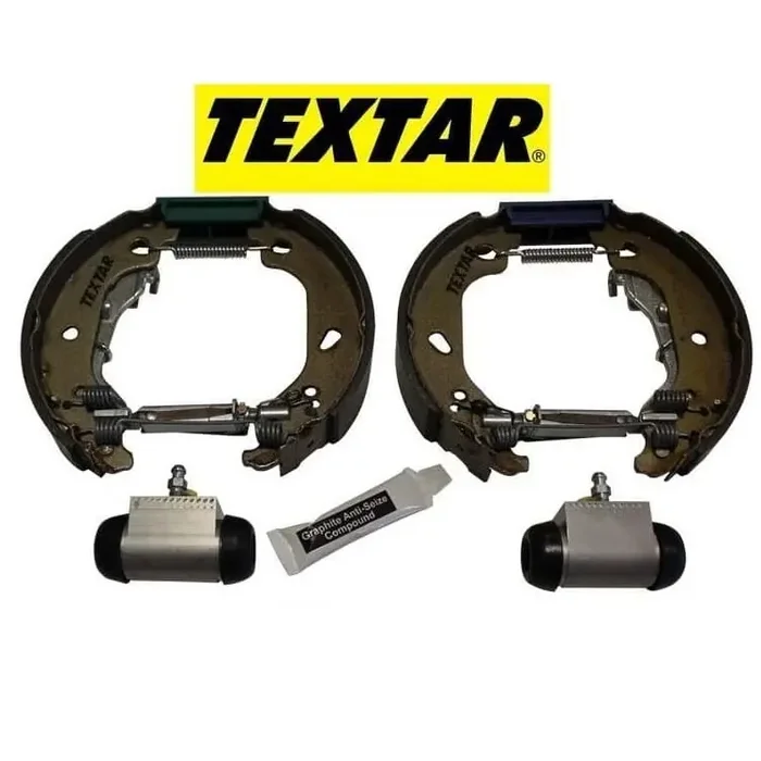 4 Textar Bremsbacken vormontiert mit Radzylinder Fiat Punto