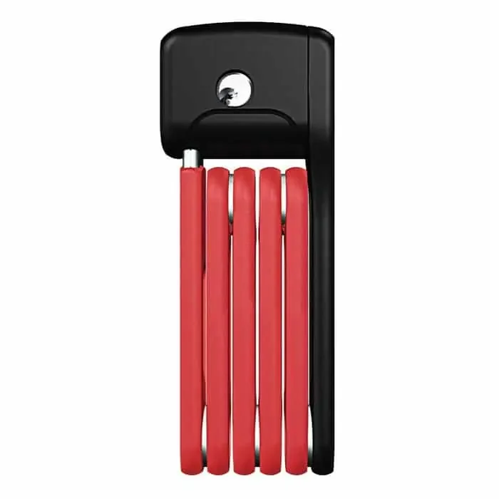 Abus Bordo Lite Mini 6055/60 Fahrrad-Faltschloss Rot/Schwarz