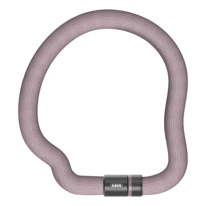 Abus Goose Lock 6206K/110 Fahrrad-Kettenschloss Rosemauve (Rosa)