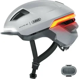 Abus HYP-E Helm – gleam silver