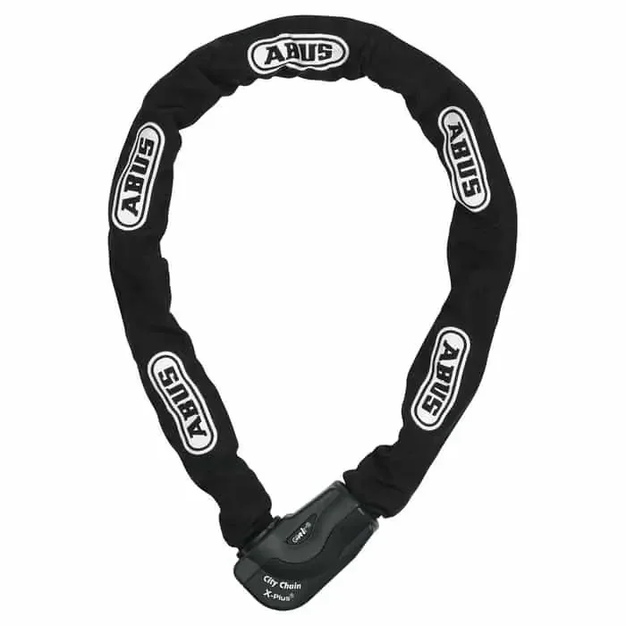 Abus Schloss Granit CityChain X-Plus 1060/110 Fahrrad-Kettenschloss