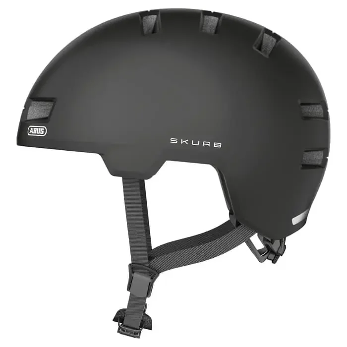 Abus Skurb Fahrradhelm schwarz L (58-61 cm)