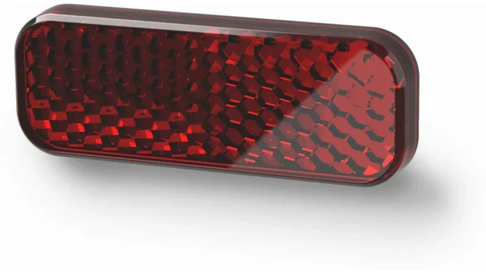 Acid Sattelstützen Rückstrahler/Reflektor red