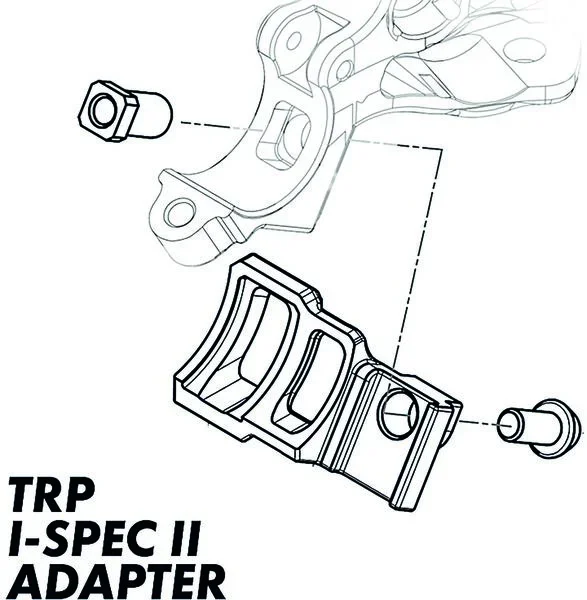 ADAPTER TRP FÜR I-SPEC II VR SCHWARZ