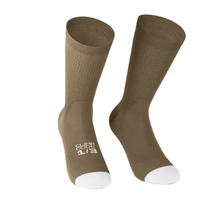 Assos Endurance Socks S11 Fahrrad Socken terra sand 43-46