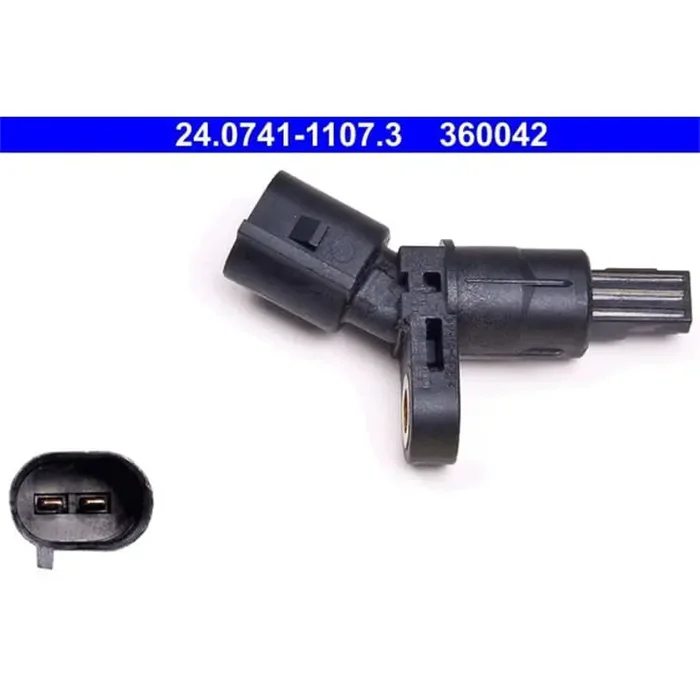 ATE ABS-Sensor hinten 24.0741-1107.3 Audi Seat Skoda VW