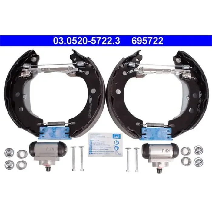 ATE Bremsbackensatz hinten Nissan Kubistar Renault Kangoo