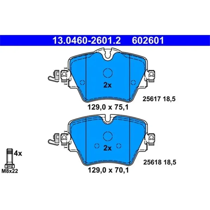 ATE Bremsbeläge vorne BMW 2er 5er X1 X2 X3 X4 Mini