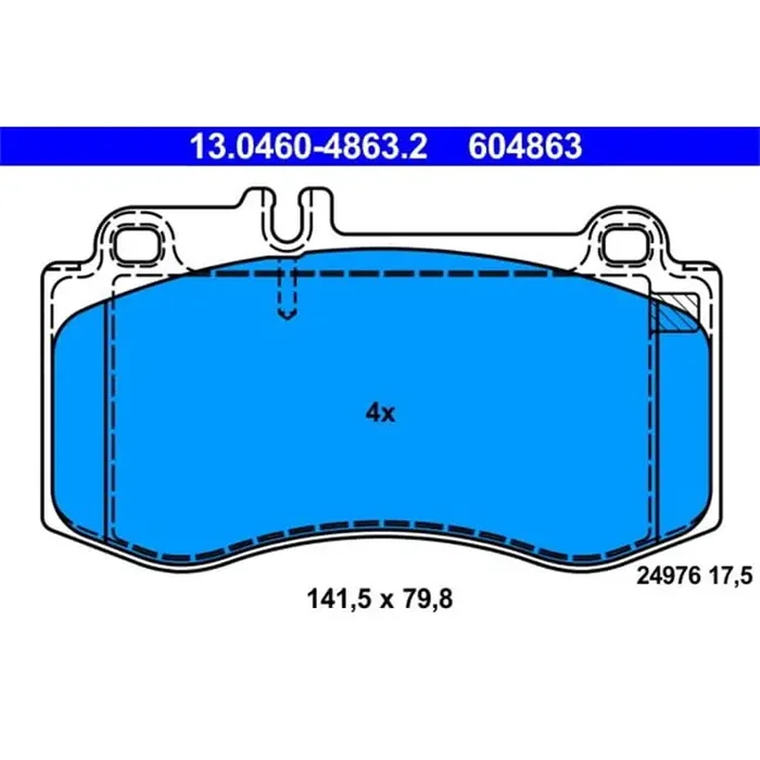 ATE Bremsbeläge vorne Mercedes Cls E-Klasse