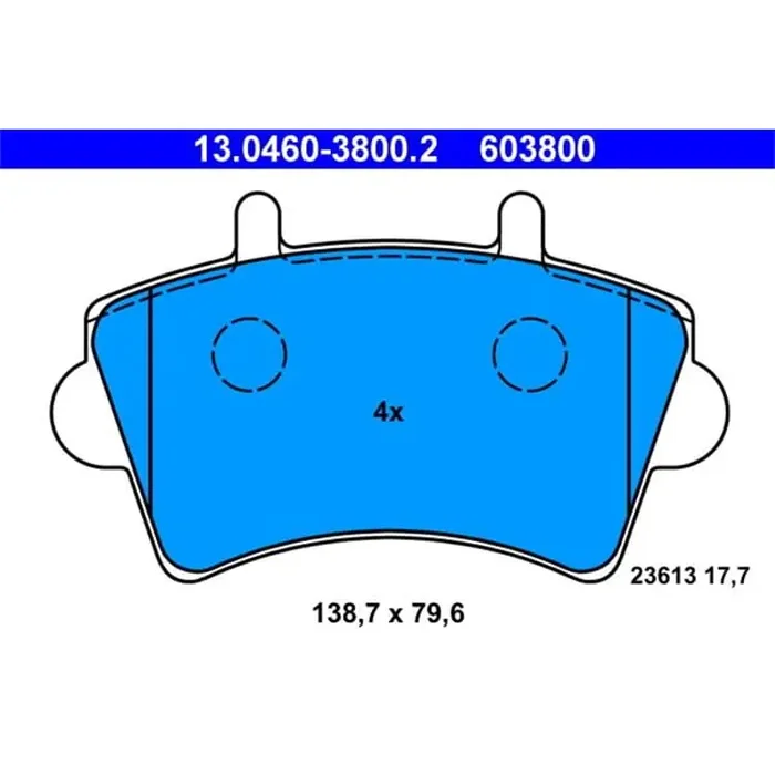 ATE Bremsbeläge vorne Nissan Interstar Opel Movano Renault Master