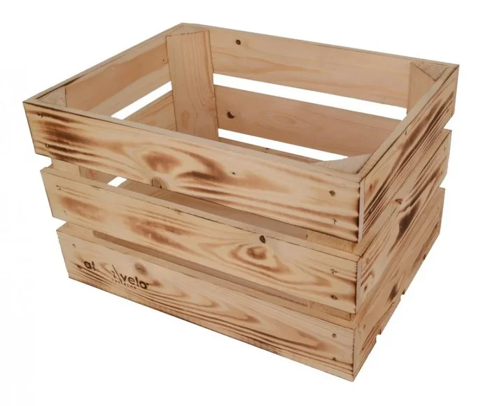 AtranVelo Holzbox Woody Fruit natur 39x24x29cm inklusive AVS System