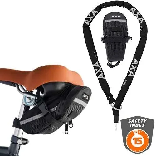 AXA RLC 100/5,5 Bag – Zusatzkabel für Ringschloss, schwarz