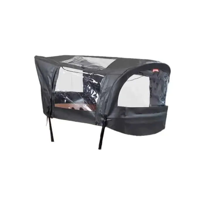 Babboe Curve Regenverdeck schwarz