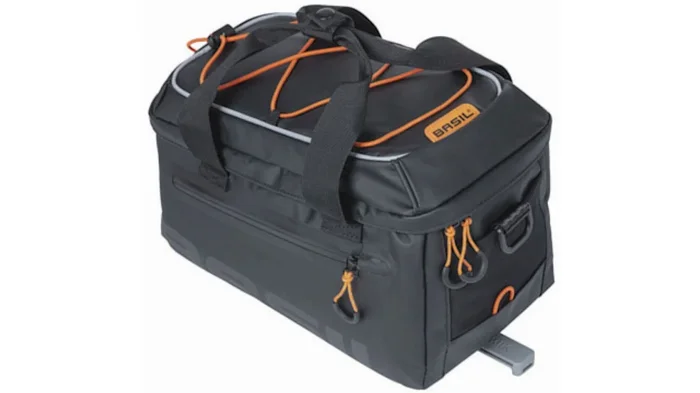 Basil Miles Tarpaulin MIK 2.0 Gepäckträgertasche schwarz/orange 7 L
