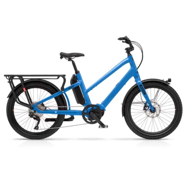 Benno Bikes Boost-E 10D CX EVO5 E-Bike Lastenrad Trapez 24″ blau