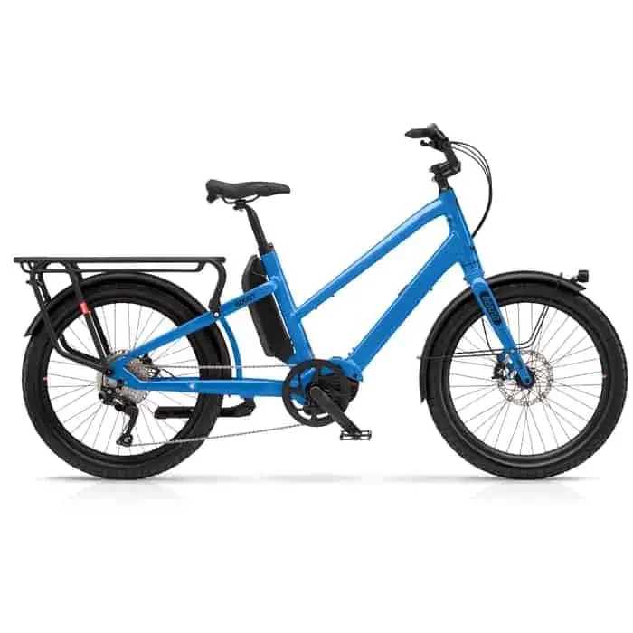 Benno Bikes Boost-E 10D CX EVO5 E-Bike Lastenrad Trapez 24″ blau One Size