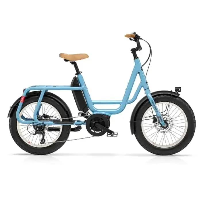 Benno Bikes RemiDemi Performance E-Bike Lastenrad 20″ blau Uni