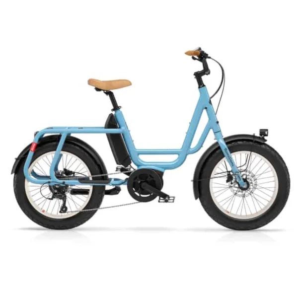 Benno Bikes RemiDemi Performance E-Bike Lastenrad 20″ blau