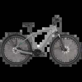 Bergamont E-Horizon Tour 35 Belt High | Trekking E-Bike | 28″ | 500Wh Bosch | titanium silver