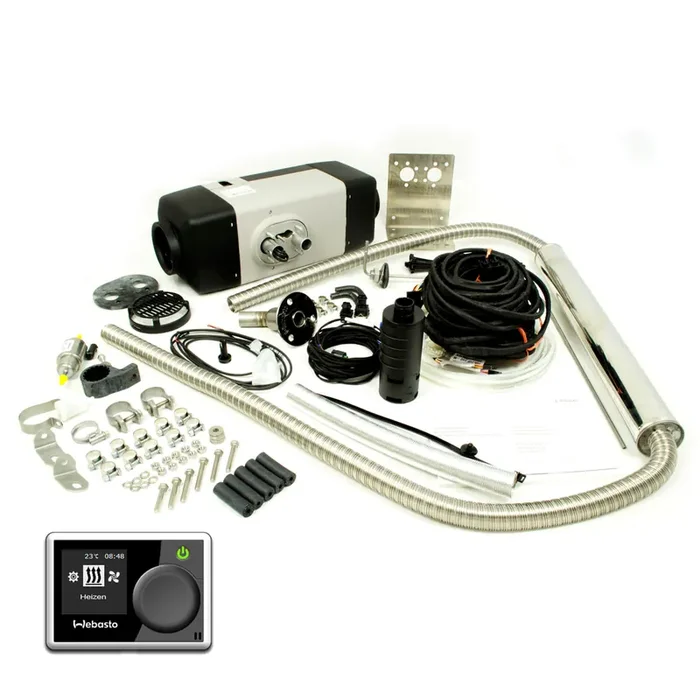 Bootsheizung Air Top Evo 40 Diesel 12V/3,5kW Einbausatz Vorwahluhr Höhenanpassung