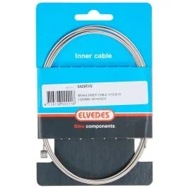 Bremszug Innen Elvedes 2.000 mm 1×19 Stränge – Edelstahl ø1,5mm mit T-Nippel ø7 × 6mm