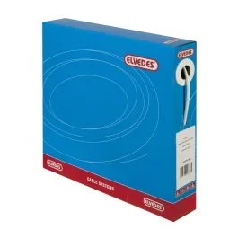 Bremszugaußenhülle Elvedes mit Teflon-Innenbeschichtung ø5,0mm / 30 meter – Weiß (im Karton)