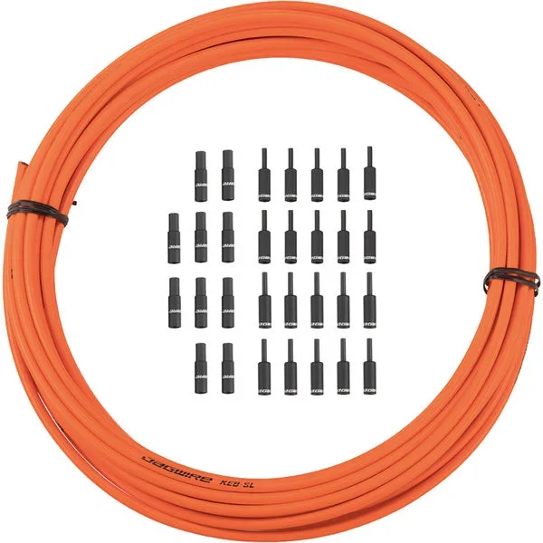 BREMSZUGAUSSENHÜLLE JAGWIRE KEB-SL KEVLARVERST. ORANGE 10M – 5.0 mm x 10 m