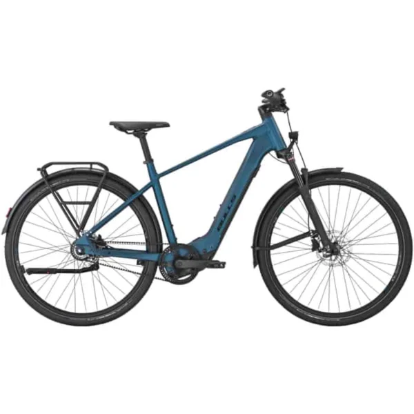 Bulls Cross Lite EVO SX Belt E-Bike Trekkingrad Herren blau 28″ 50 cm