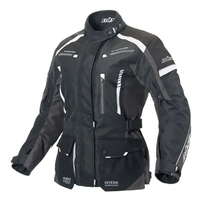 Büse Torino II Damen Motorradjacke schwarz-weiß 40
