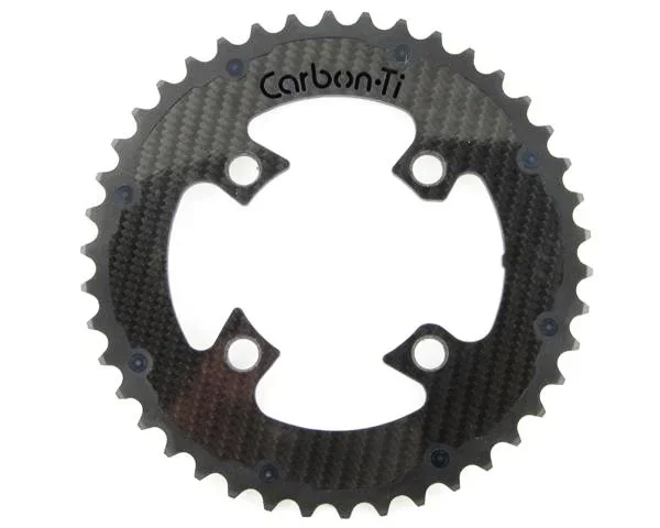 Carbon-Ti X-Ring Road Carbon EVO 4-Arm | 110 mm, Carbonkettenblatt