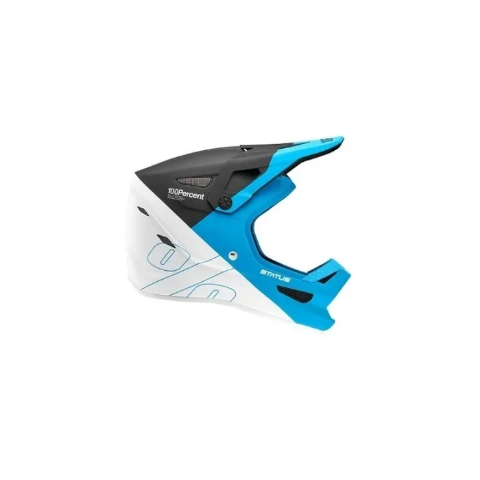Casco 100% Status Garda – Black/White/Blue
