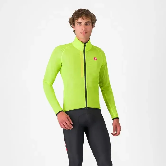 Castelli Squall Regenjacke Herren electric lime XL