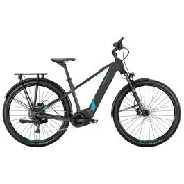 Conway Cairon C 2.0 High | Trekking E-Bike | 27.5″ | 500Wh | Bosch CX | black metallic matt / turquoise metallic