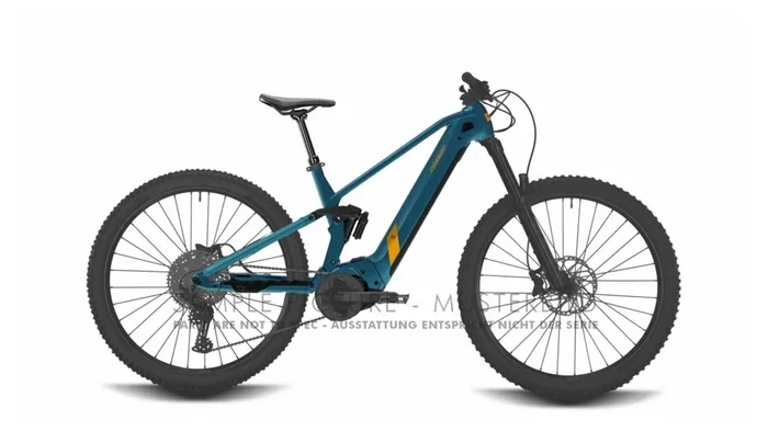 Conway Xyron S 3.9 2023 Full Suspension E-MTB Bosch (750 Wh) für Herren 29″/46 cm/L blue metallic/orange metallic