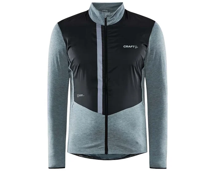 Craft Adv Bike SubZ Woll-Trikot langarm | trooper-black