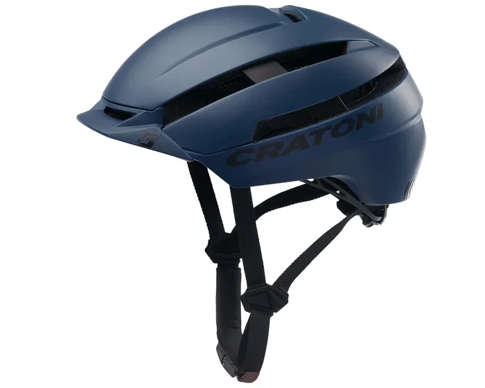 Cratoni C-Loom 2.0 City/E-Bike Helm mit LED-Rücklicht | blue matt