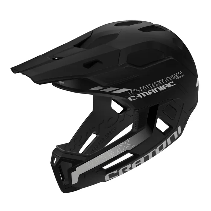 Cratoni C-Maniac 2.0 MX MTB Fullface-Helm mit abnehmbarem Kinnbügel