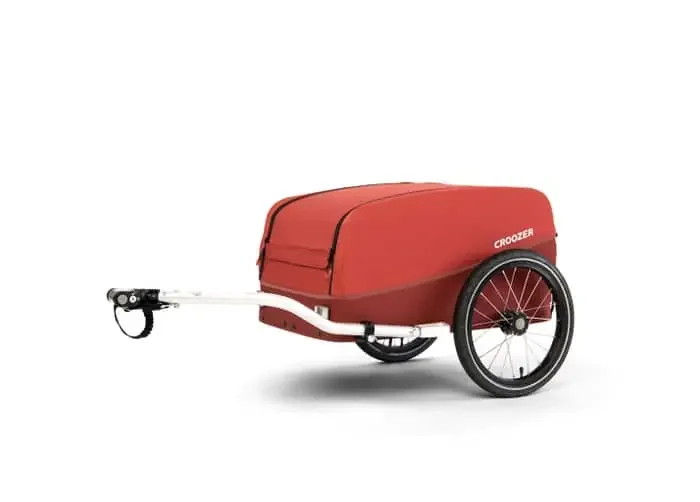 Croozer Cargo Kalle Fahrradanhänger Transport rot lava red